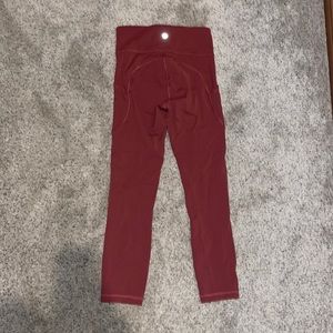 Lululemon invigorate leggings 25” with pockets
